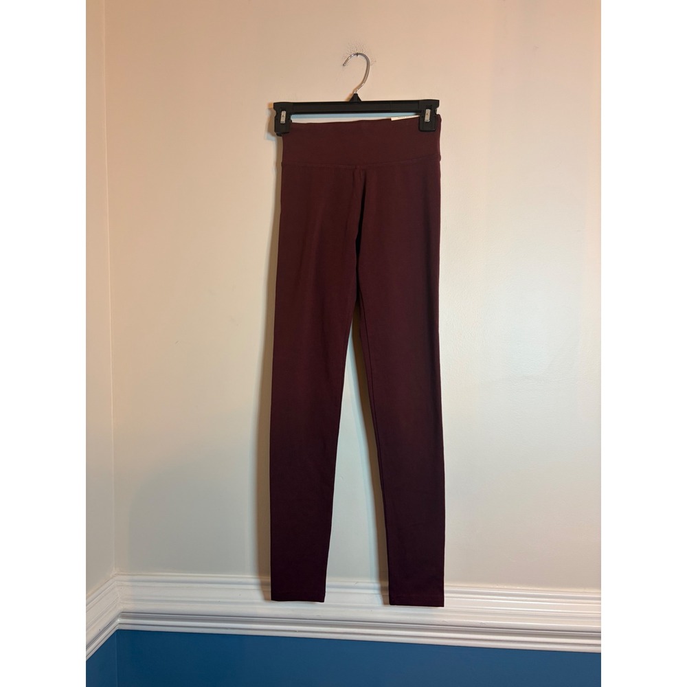 OFFLINE by Aerie OG Legging Women XS Burgundy Regular Rise Activewear Yoga
